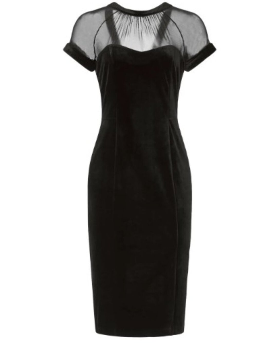 Maggy London Velvet Midi Dress